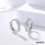 Argola Luxo com Zircônias