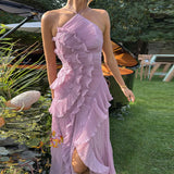 Lotus Edge™ Elegant Maxi Dress
