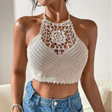 Top Crochê Boho