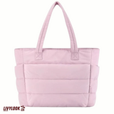 Bolsa Tote Acolchoada Rosa