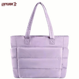 Bolsa Tote Acolchoada Rosa