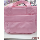 Bolsa Tote Acolchoada Rosa